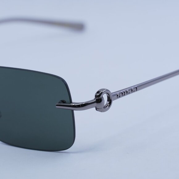 ?️ New Gucci GG1703S 001 Sunglasses - Ruthenium Frame, Grey Lenses main image 4